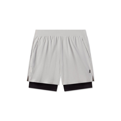 1028. Aerotex™ Bonded 7" Liner Short - Slate Grey