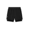 1028. Aerotex™ Bonded 7" Liner Short - Black
