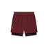 1028. Aerotex™ Bonded 7" Liner Short - Crimson