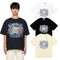 Rhude T-shirts Flag Floral Print Cotton Casual Loose Short Sleeve Men and Women