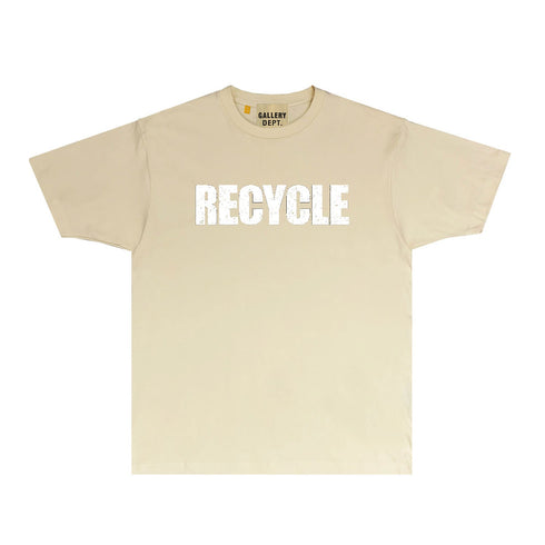 Gallery Dept T Shirt Retro Printed Loose Short-Sleeved Shirt