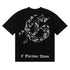 Godspeed T-shirts Los Angeles Hollywood Hills Fire Print Cotton Casual Short Sleeve Men and Women