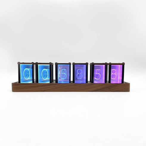 SuperWood™ Retro Clock: Nixie
