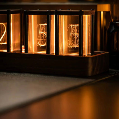 SuperWood™ Retro Clock: Nixie