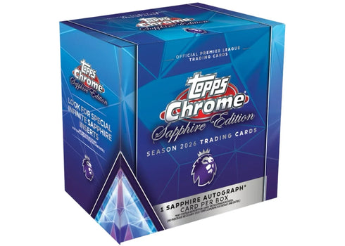 2026 Topps Chrome Premier League Sapphire Edition Hobby Box