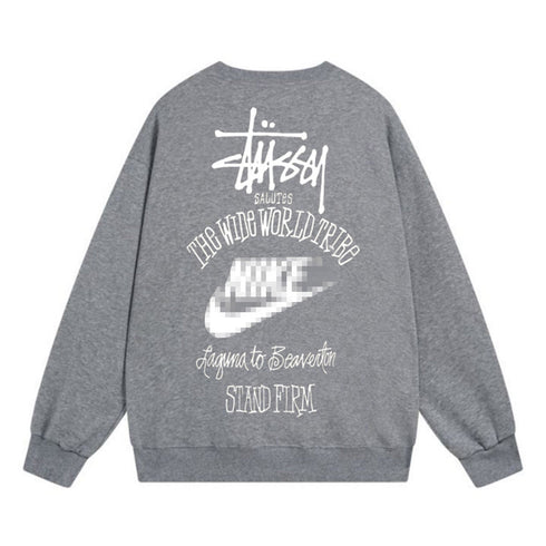 Stussy The Wide World Tribe Sweatshirts Teen Long Sleeve Sweatshirts