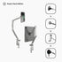 SuperGrip™ Desk Mount: Phone & Tablet