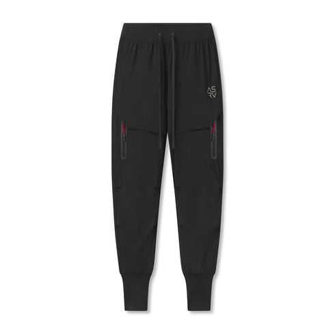 0690. Tetra-Lite® Tech High Rib Jogger - Black "Cyber"