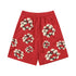 Denim Tears Shorts Yellow floral cotton