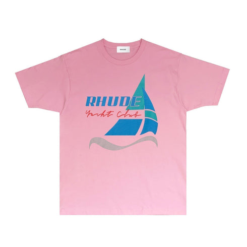 Rhude T-shirts Printed Trendy Pure Cotton