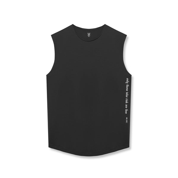 0757. AeroSilver® Cutoff Tank - Black "OTWR"