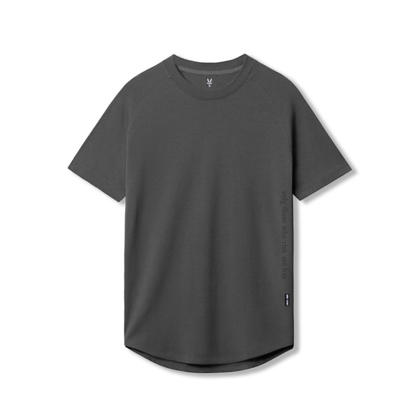 0767. Supima® Established Tee - Space Grey
