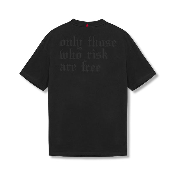 0797. Tech Essential™ Relaxed Tee - Black/Black "OTWR"