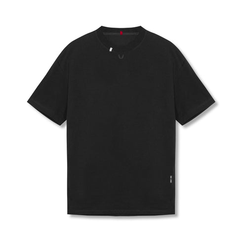 0797. Tech Essential™ Relaxed Tee - Black/Black "OTWR"