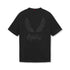 0797. Tech Essential™ Relaxed Tee - Black/Black "Brush Wings/ASRV"