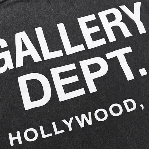 Gallery Dept T-shitrs Vintage Printed Letter Short Sleeve T-shirt