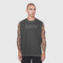0807. Tech Essential™ Relaxed Cutoff - Faded Grey "Outline"