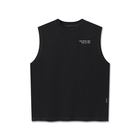 0807. Tech Essential™ Relaxed Cutoff - Black "Warrior"