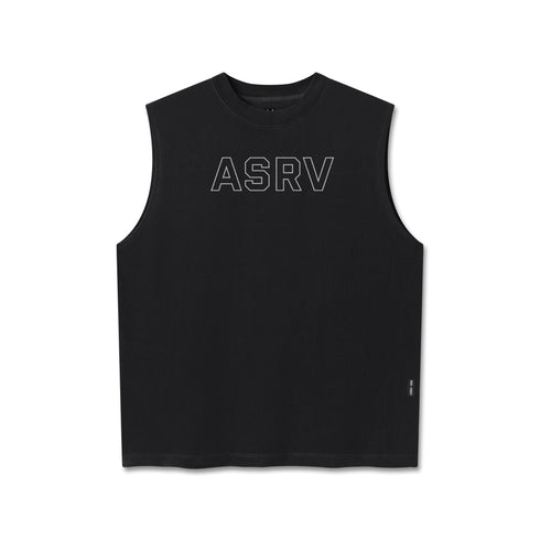 0807. Tech Essential™ Relaxed Cutoff - Black "Outline"