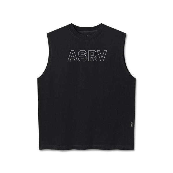 0807. Tech Essential™ Relaxed Cutoff - Black "Outline"
