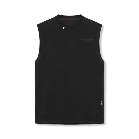 0807. Tech Essential™ Relaxed Cutoff - Black/Black "Brush Wings/ASRV"