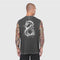0807. Tech Essential™ Relaxed Cutoff - Faded Grey "Dragon"