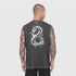 0807. Tech Essential™ Relaxed Cutoff - Faded Grey "Dragon"