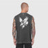0807. Tech Essential™ Relaxed Cutoff - Faded Grey "Eagle"