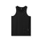 0809. Supima® Mesh Panel Training Singlet - Black
