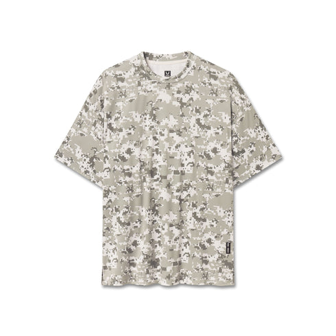 0822. AeroSilver® Oversized Tee - Digital Camo