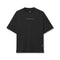 0822. AeroSilver® Oversized Tee - Black "RP"