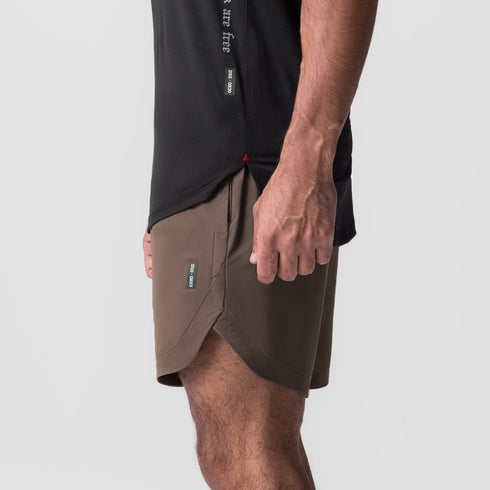 0823. Tetra-Lite® 7" Linerless Short - Deep Taupe "Wings"