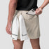 0823. Tetra-Lite® 7" Linerless Short - Sand Smoke "Wings"