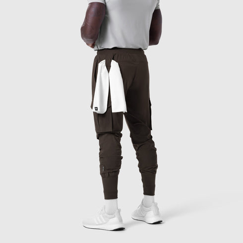 0825. Tetra-Lite® Cargo High Rib Jogger - Dark Earth