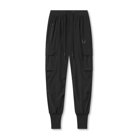0825. Tetra-Lite® Cargo High Rib Jogger - Black