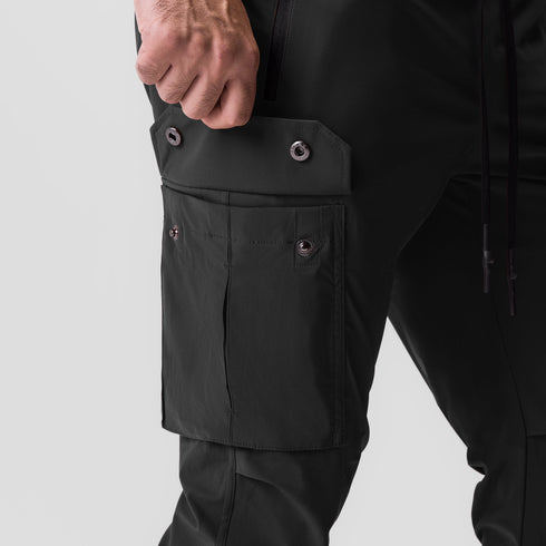 0825. Tetra-Lite® Cargo High Rib Jogger - Black