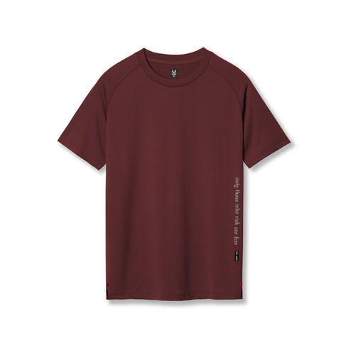 0839. 3D-Lite® 2.0 Lycra® Fitted Tee - Crimson "OTWR"