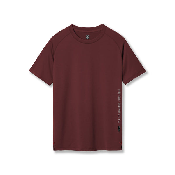 0839. 3D-Lite® 2.0 Lycra® Fitted Tee - Crimson "OTWR"