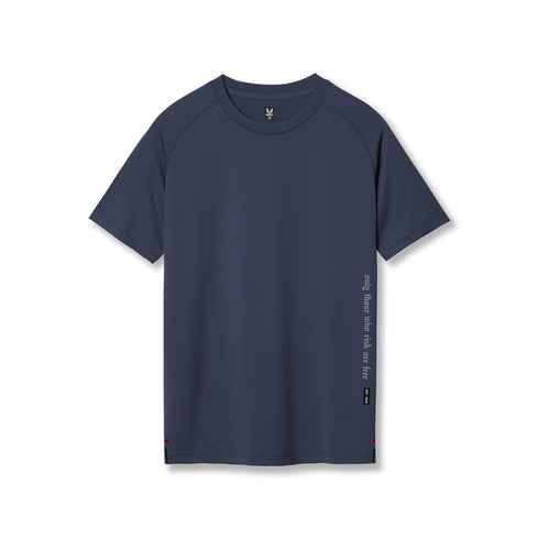 0839. 3D-Lite® 2.0 Lycra® Fitted Tee - Navy "OTWR"