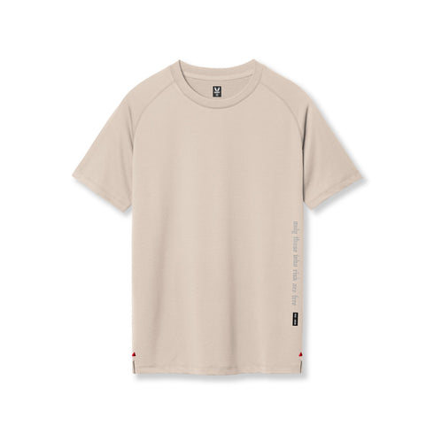 0839. 3D-Lite® 2.0 Lycra® Fitted Tee - Sand Smoke "OTWR"