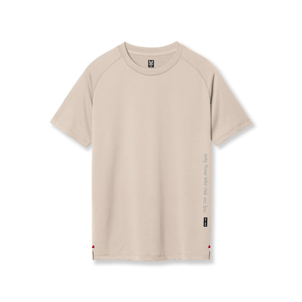 0839. 3D-Lite® 2.0 Lycra® Fitted Tee - Sand Smoke "OTWR"