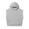 0844. Tech Essential™ Raw Hem Cutoff Hoodie - Heather Grey