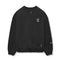 0861. Tech Essential™ Distressed Crewneck - Black