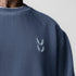 0861. Tech Essential™ Distressed Crewneck - Faded Navy