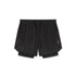 0865. Tetra-Lite® 5" Liner Short - Black "Wings"/Black