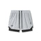 0865. Tetra-Lite® 5" Liner Short - Slate Grey "Wings"/Black