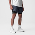 0866. Tetra-Lite® 7" Liner Short - Navy "Wings"/Black