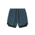 0866. Tetra-Lite® 7" Liner Short - Storm "Wings"/Black