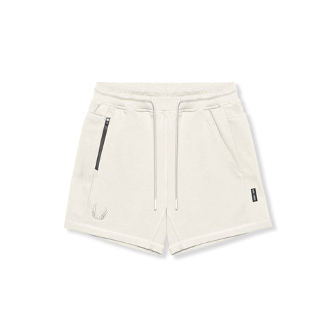 0867. Tech-Terry™ Sidelock Sweat Short - Ivory Cream