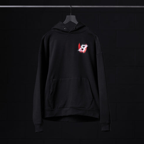 0874. Tech-Terry™ Zip Pocket Hoodie - Black "Infinite Mindset"